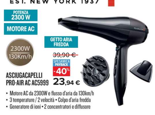 ASCIUGACAPELLI PRO-AIR AC AC5999