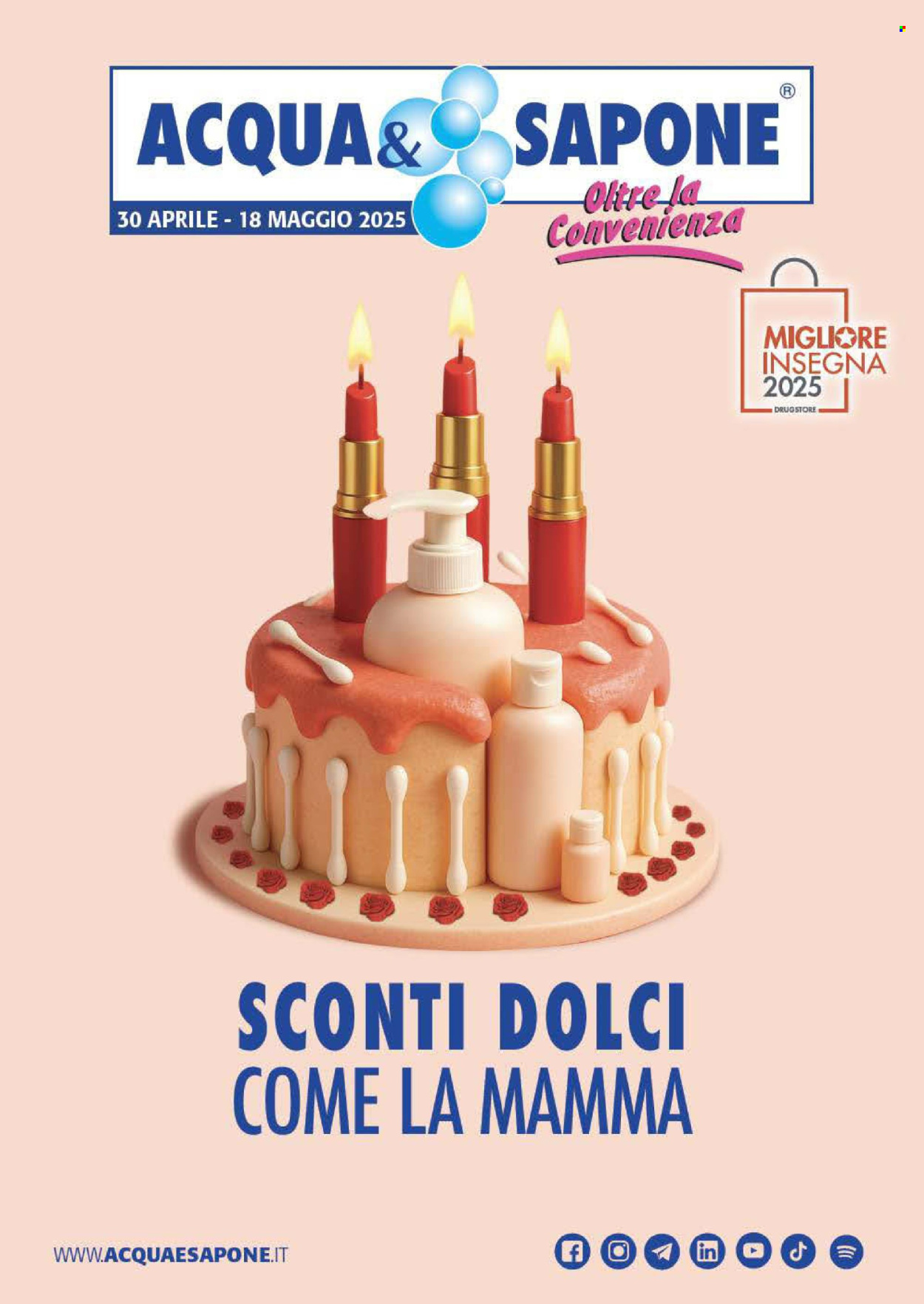 Volantino Acqua & Sapone - 30/4/2025 - 18/5/2025. Pagina 1