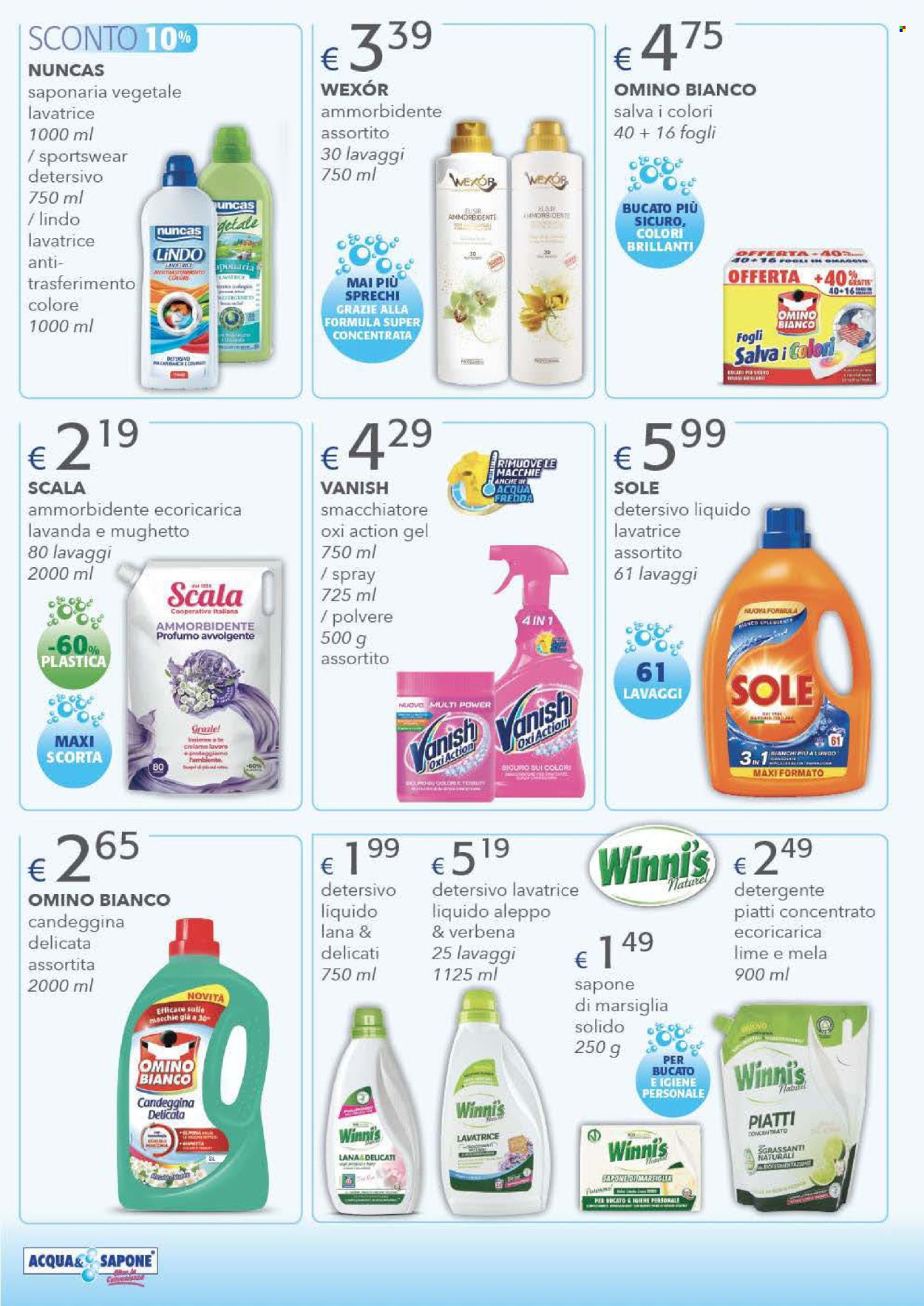 Volantino Acqua & Sapone - 30/4/2025 - 18/5/2025. Pagina 1