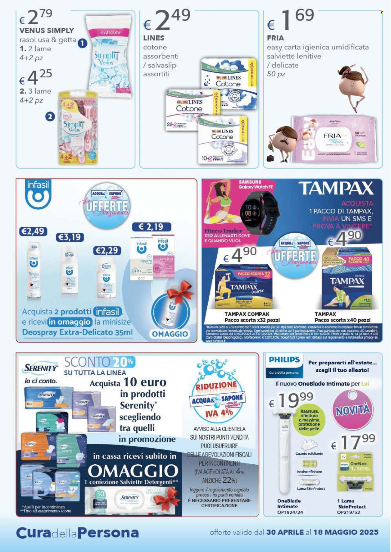 Volantino Acqua & Sapone - 30/4/2025 - 18/5/2025. Pagina 1