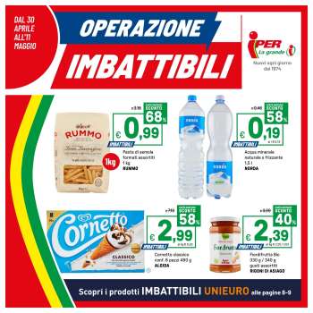 Volantino Iper, La grande i - 30/4/2025 - 11/5/2025.
