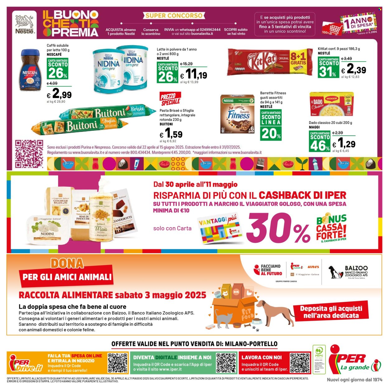 Volantino Iper, La grande i - 30/4/2025 - 11/5/2025. Pagina 1