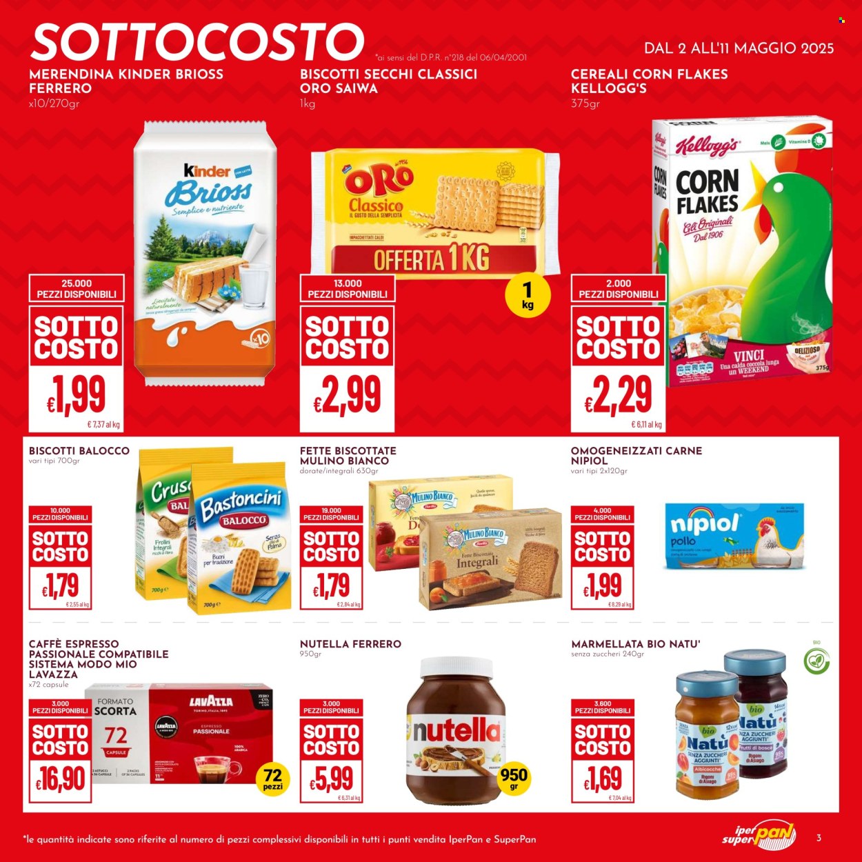 Volantino Pan - 2/5/2025 - 11/5/2025. Pagina 1