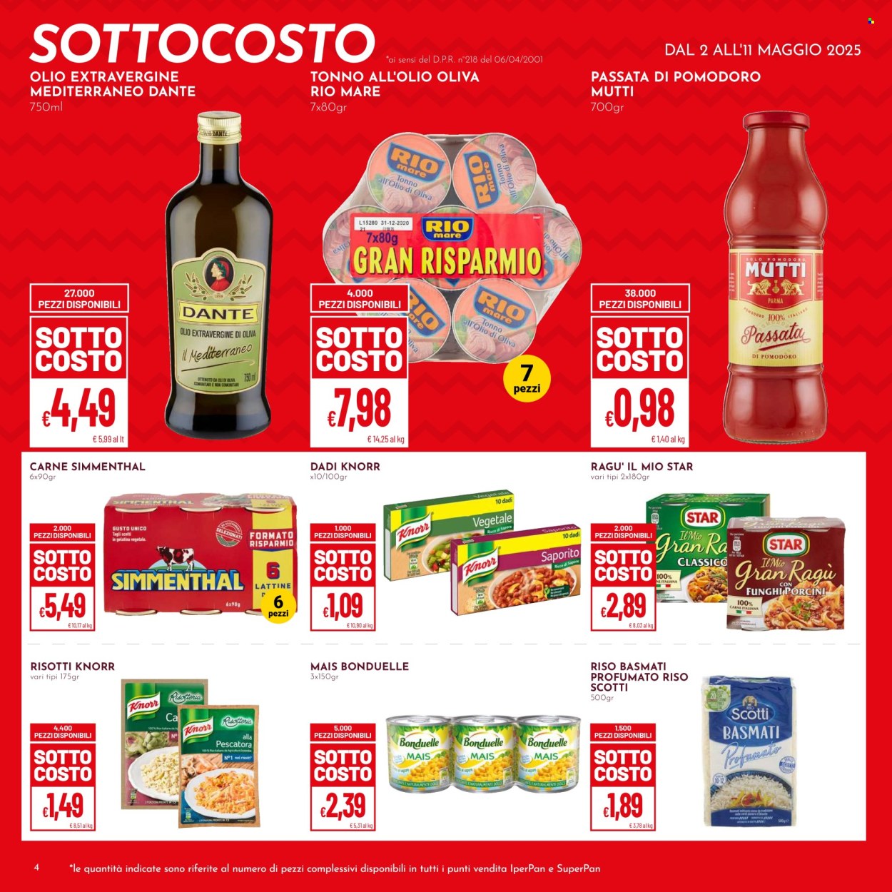 Volantino Pan - 2/5/2025 - 11/5/2025. Pagina 1