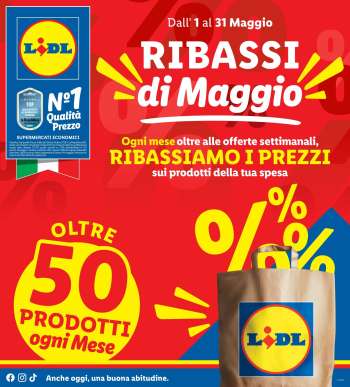 Volantino Lidl - 1/5/2025 - 31/5/2025.