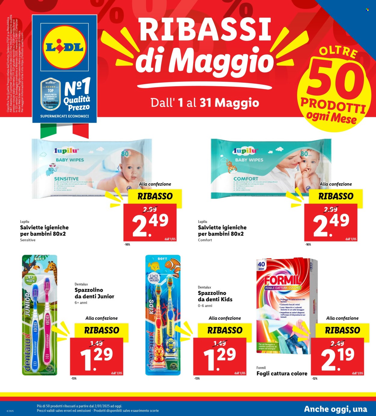 Volantino Lidl - 1/5/2025 - 31/5/2025. Pagina 1
