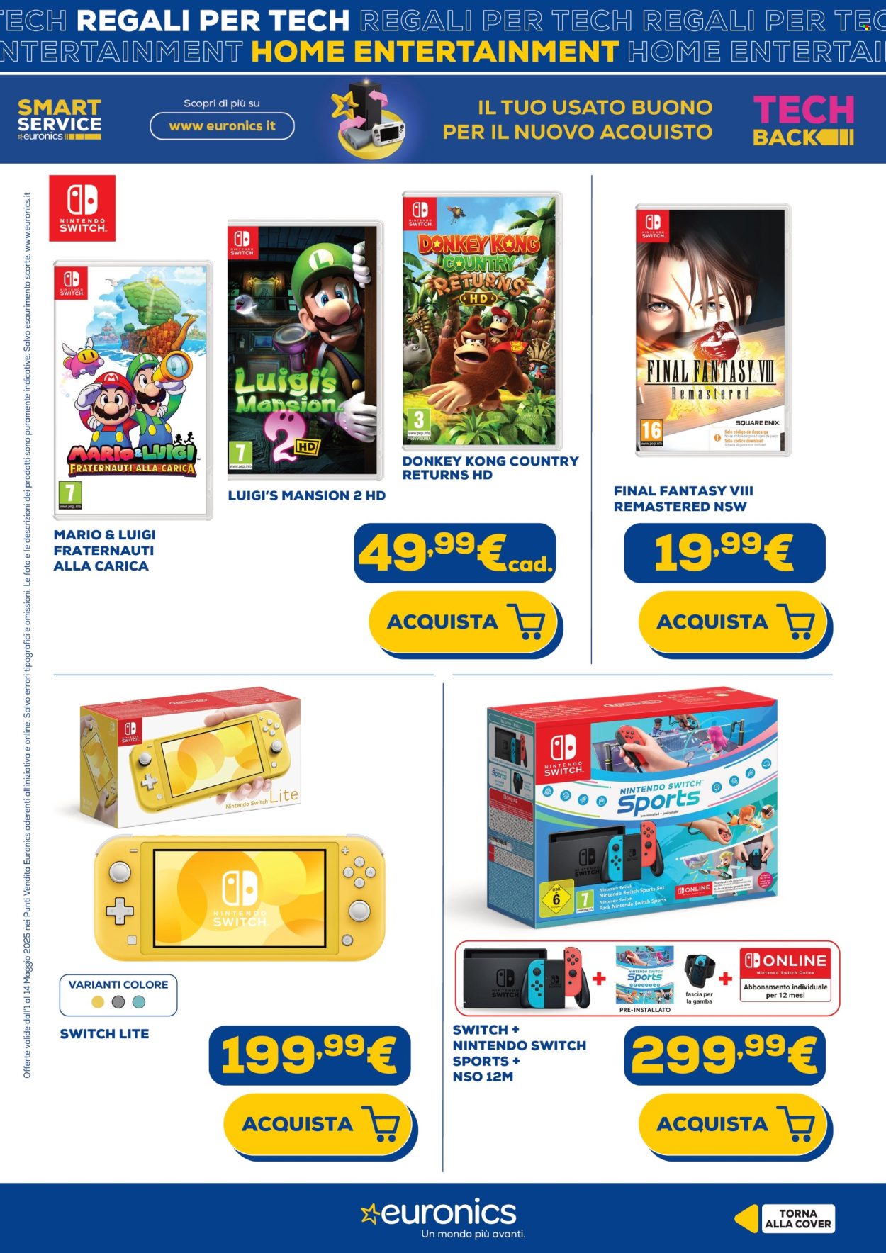 Volantino Euronics - 1/5/2025 - 14/5/2025. Pagina 1