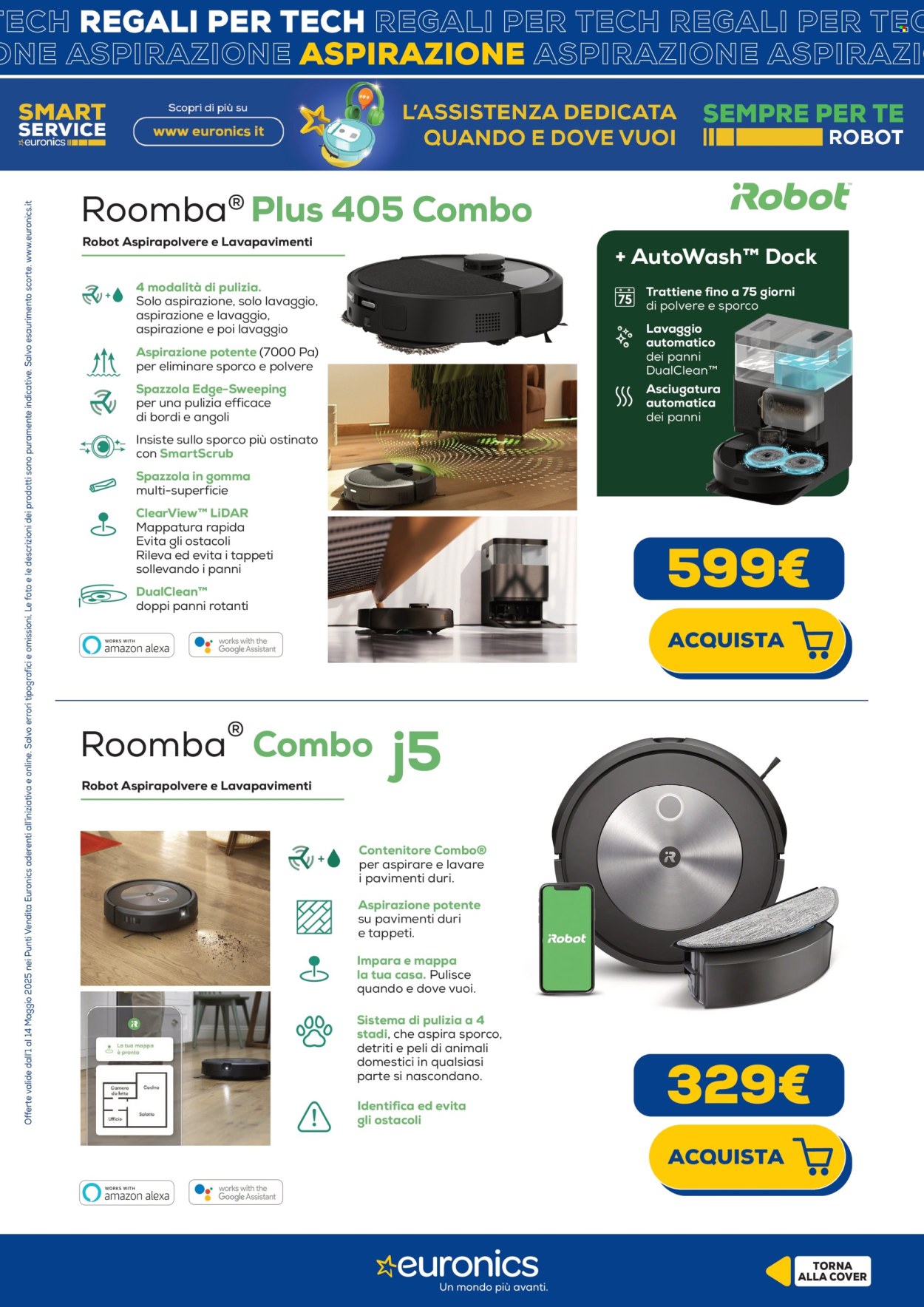 Volantino Euronics - 1/5/2025 - 14/5/2025. Pagina 1
