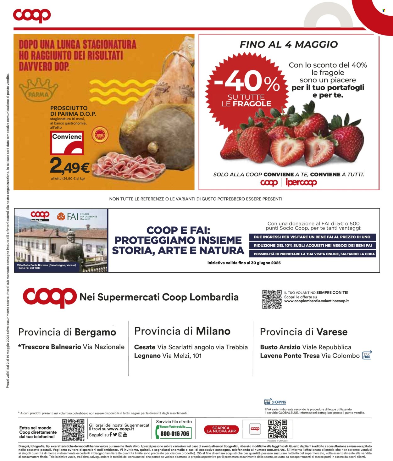 Volantino Coop - 2/5/2025 - 14/5/2025. Pagina 1