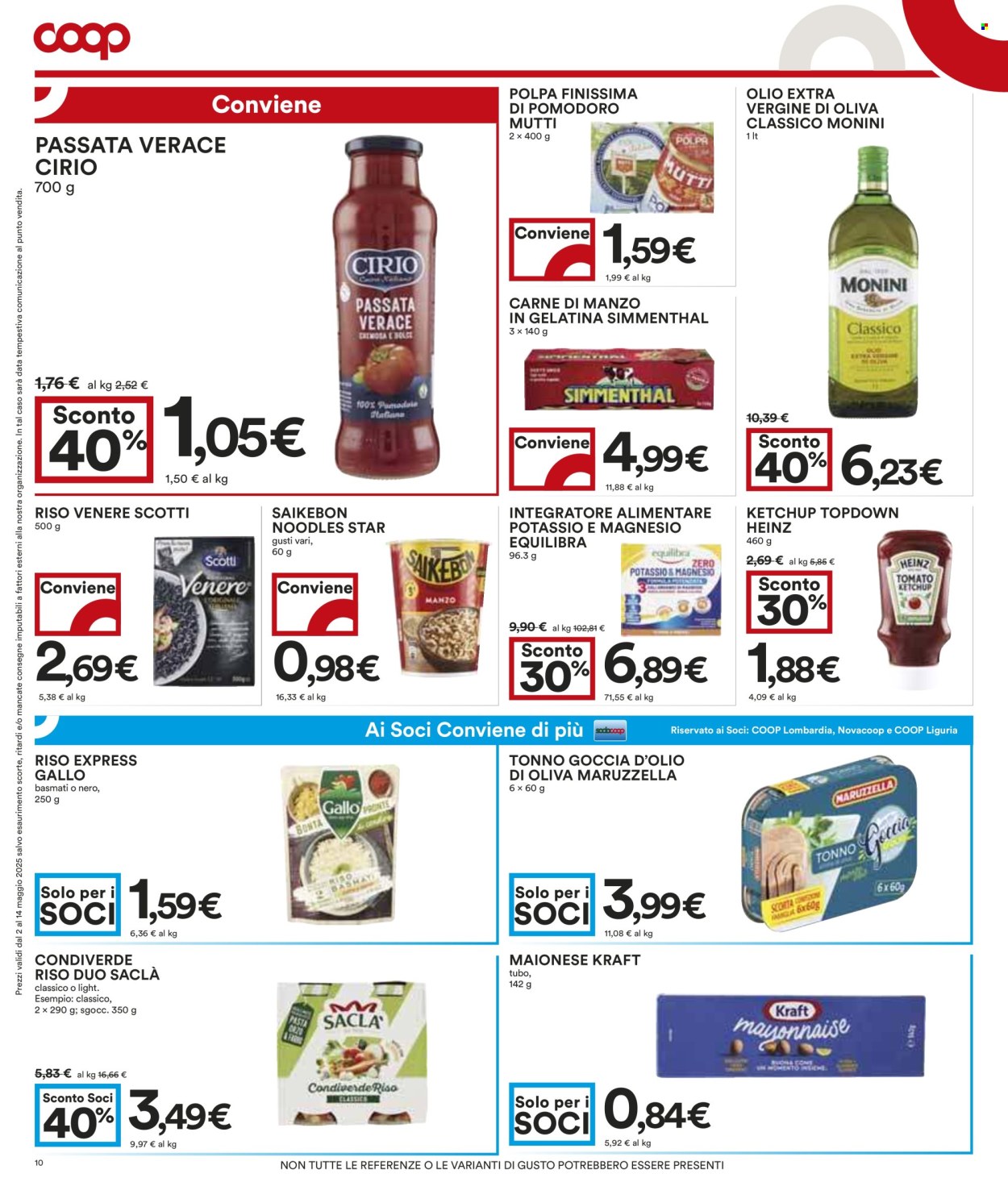 Volantino Coop - 2/5/2025 - 14/5/2025. Pagina 1