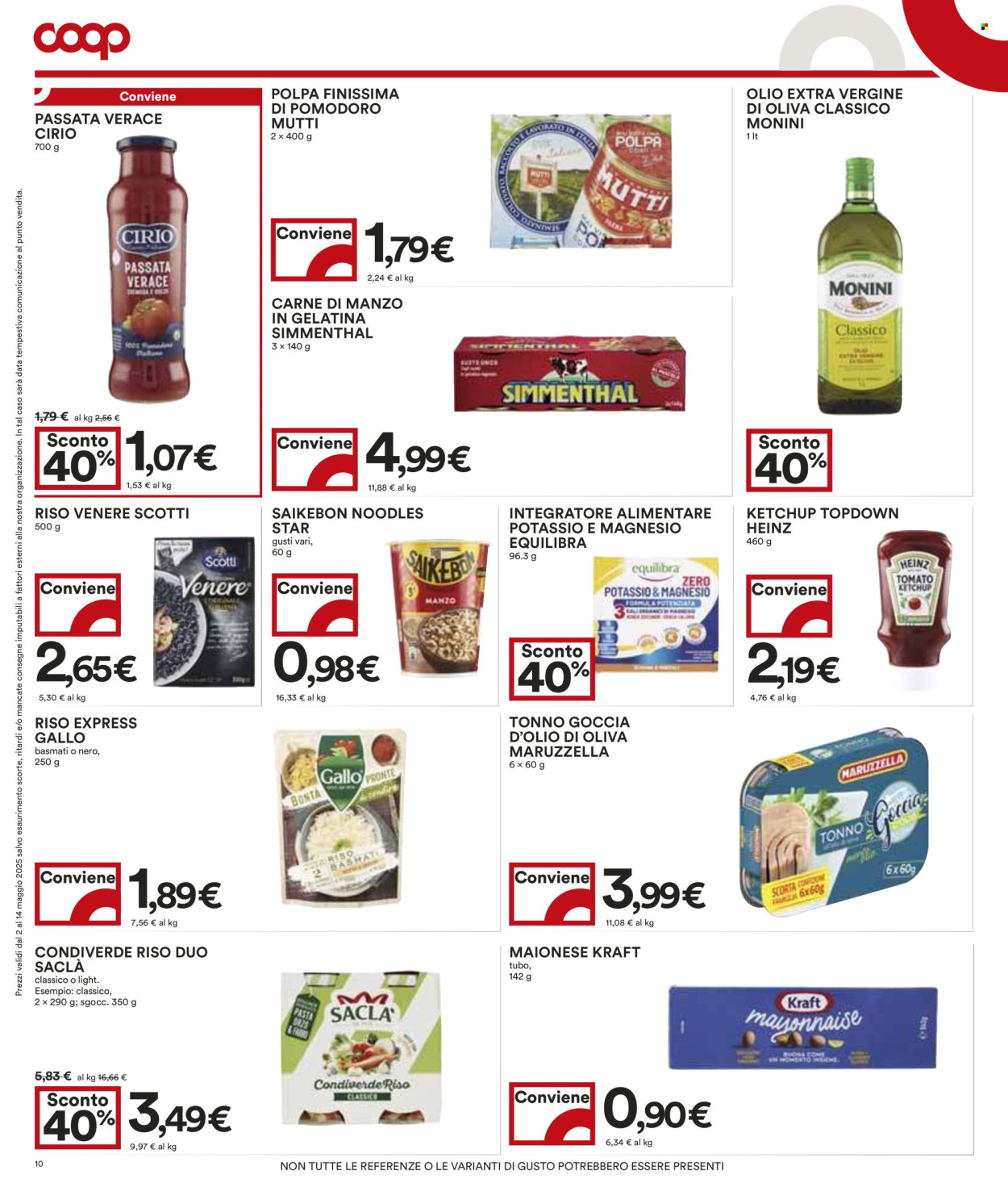 Volantino Coop - 2/5/2025 - 14/5/2025. Pagina 1