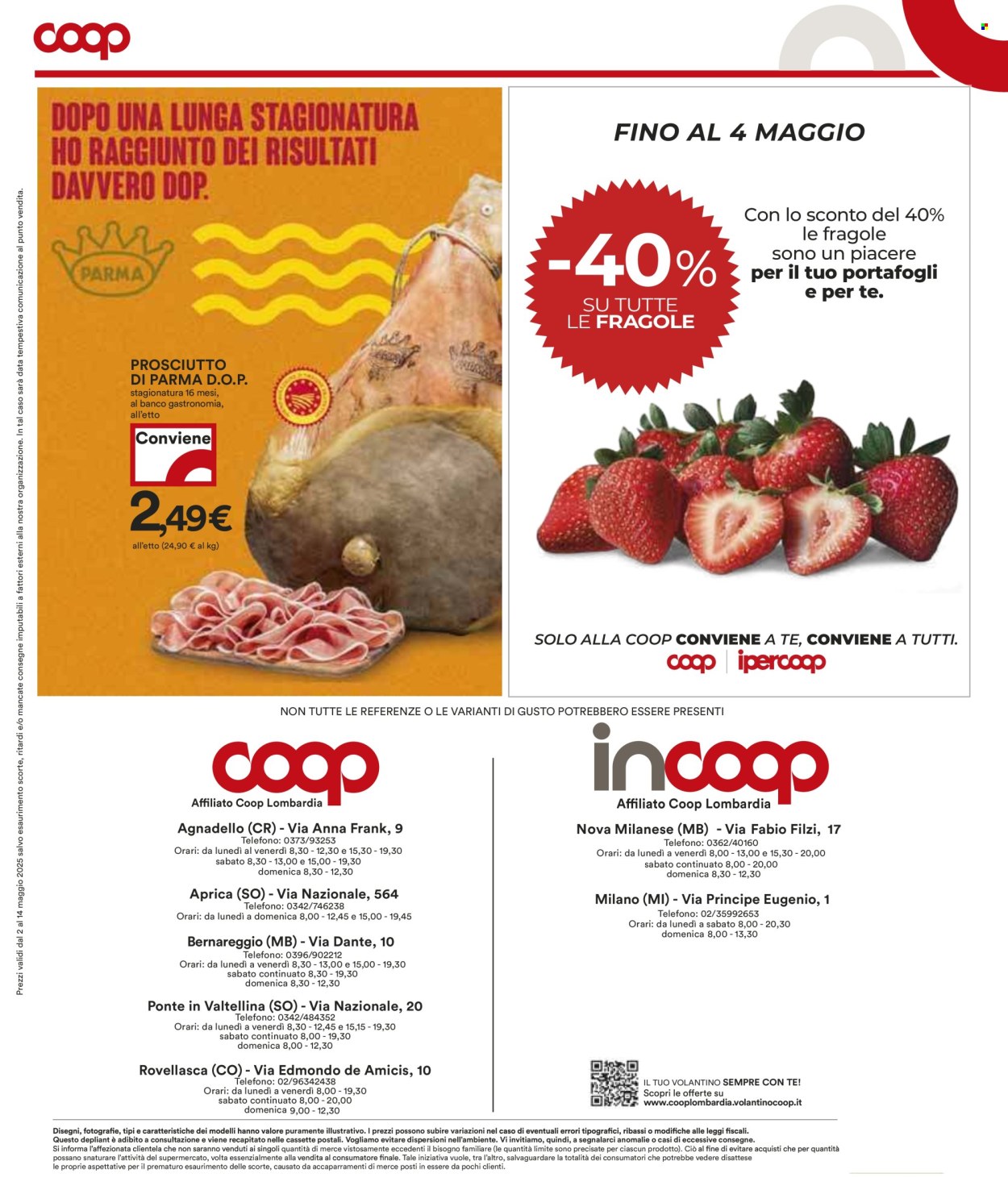 Volantino Coop - 2/5/2025 - 14/5/2025. Pagina 1