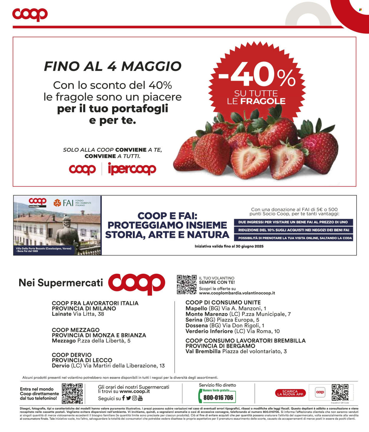 Volantino Coop - 2/5/2025 - 14/5/2025. Pagina 1