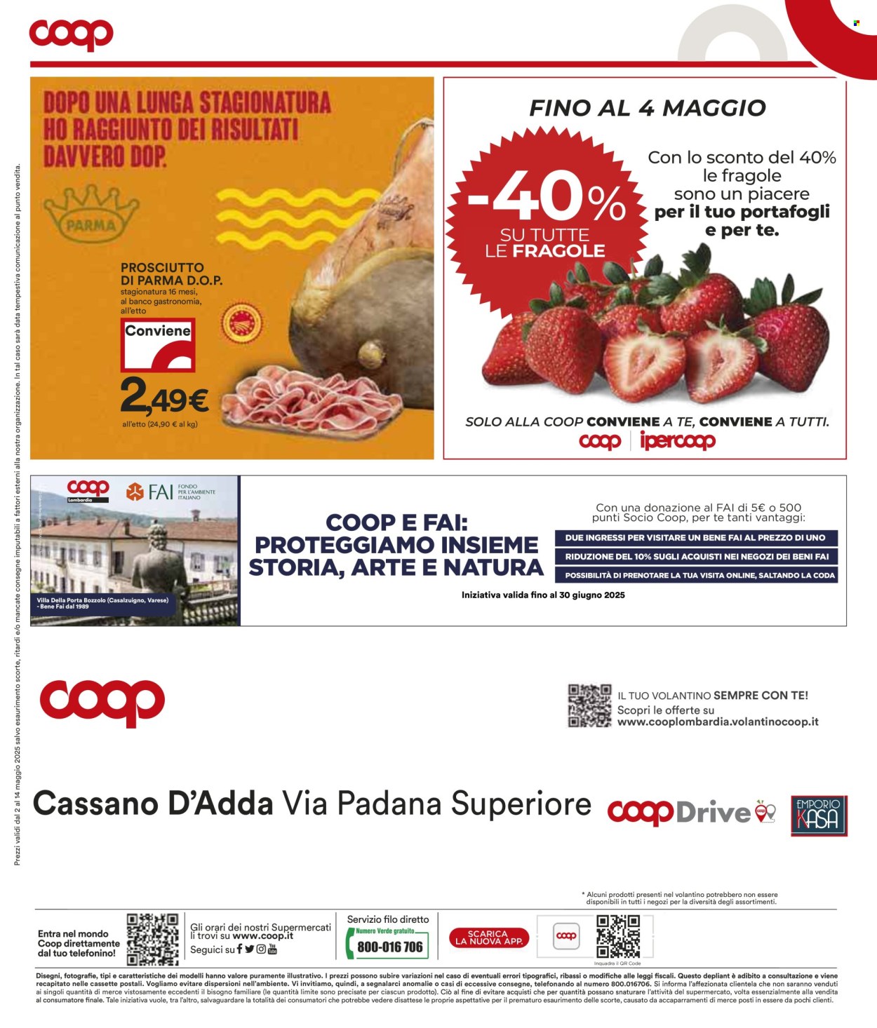 Volantino Coop - 2/5/2025 - 14/5/2025. Pagina 1