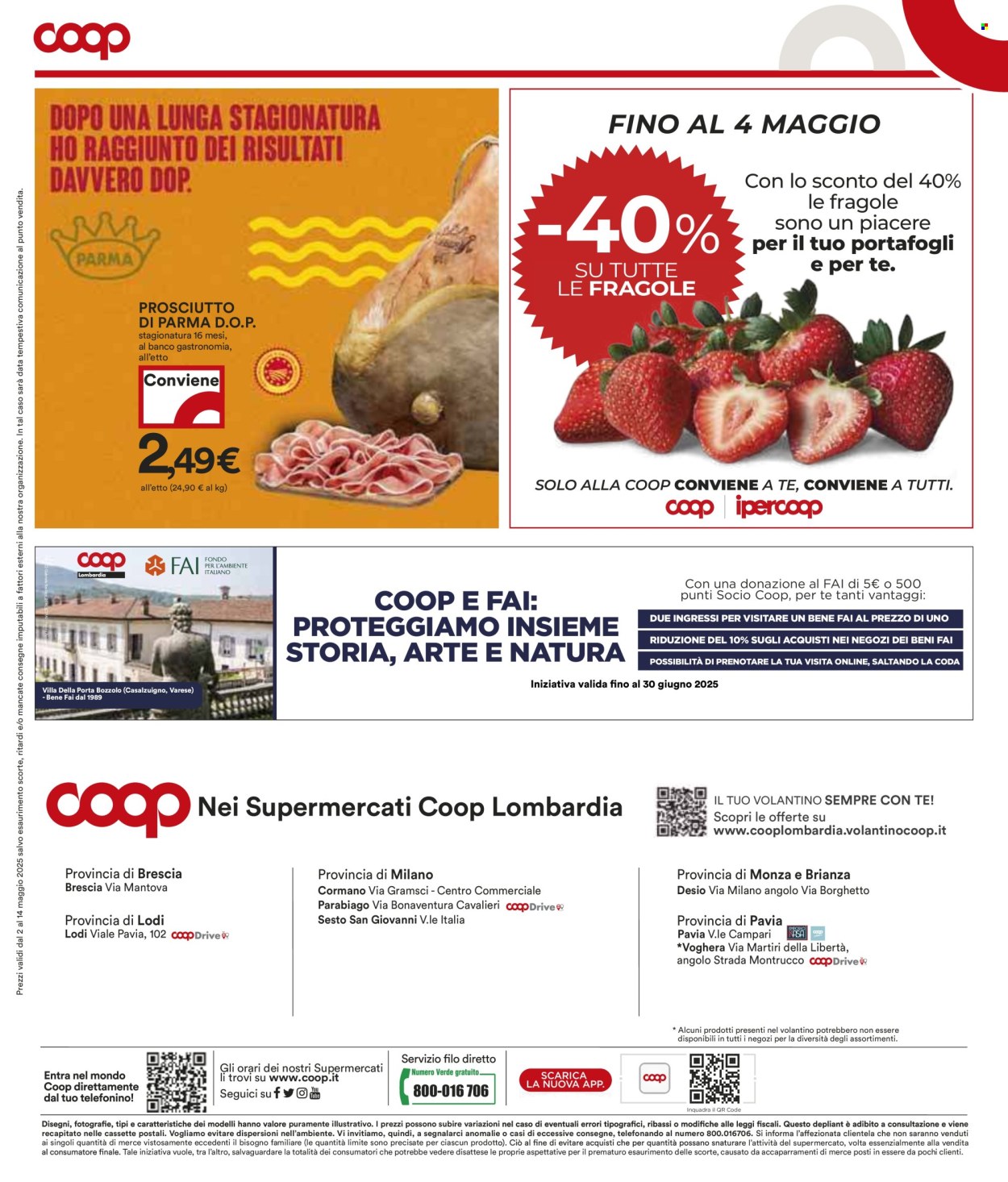 Volantino Coop - 2/5/2025 - 14/5/2025. Pagina 1