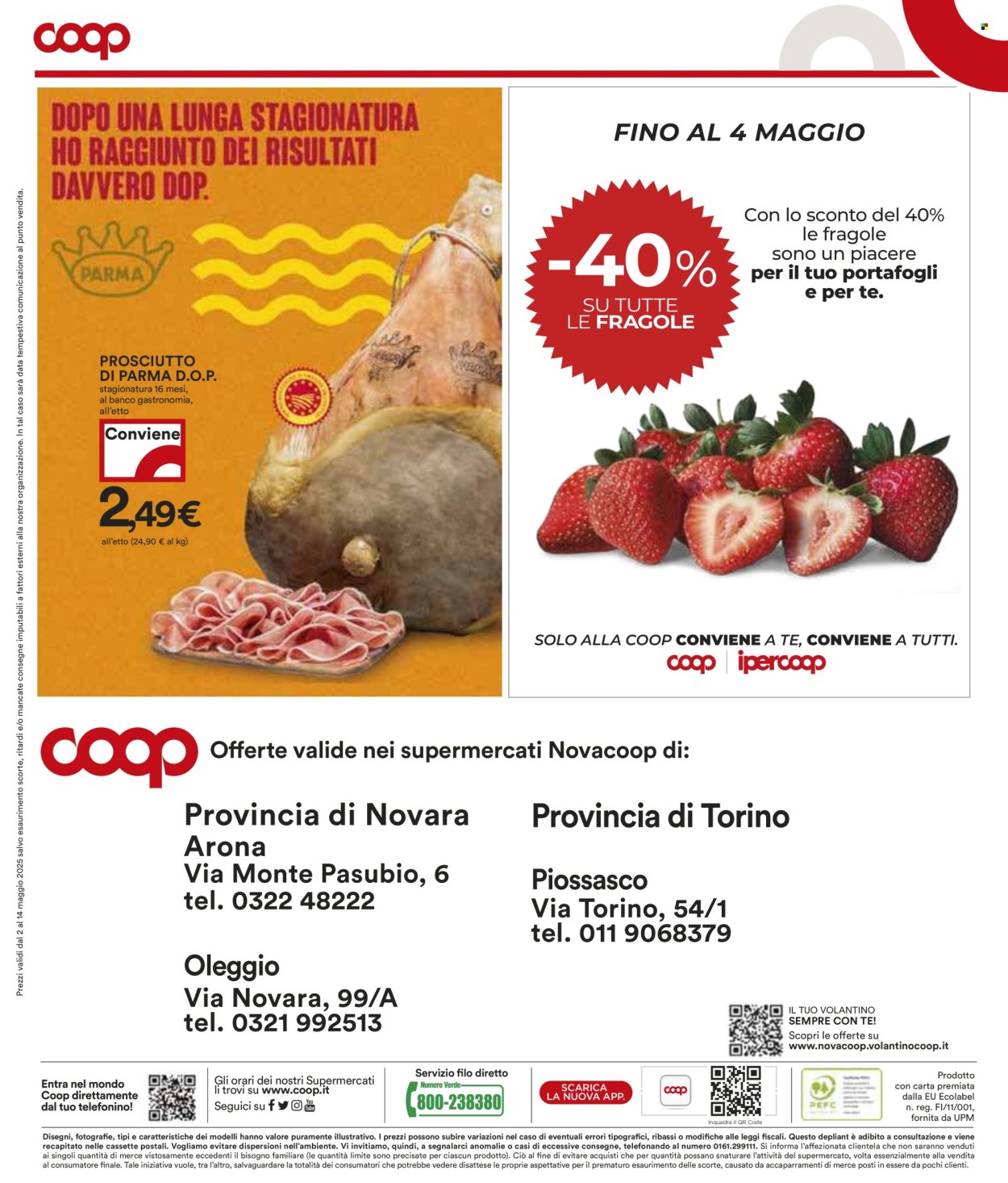 Volantino Coop - 2/5/2025 - 14/5/2025. Pagina 1
