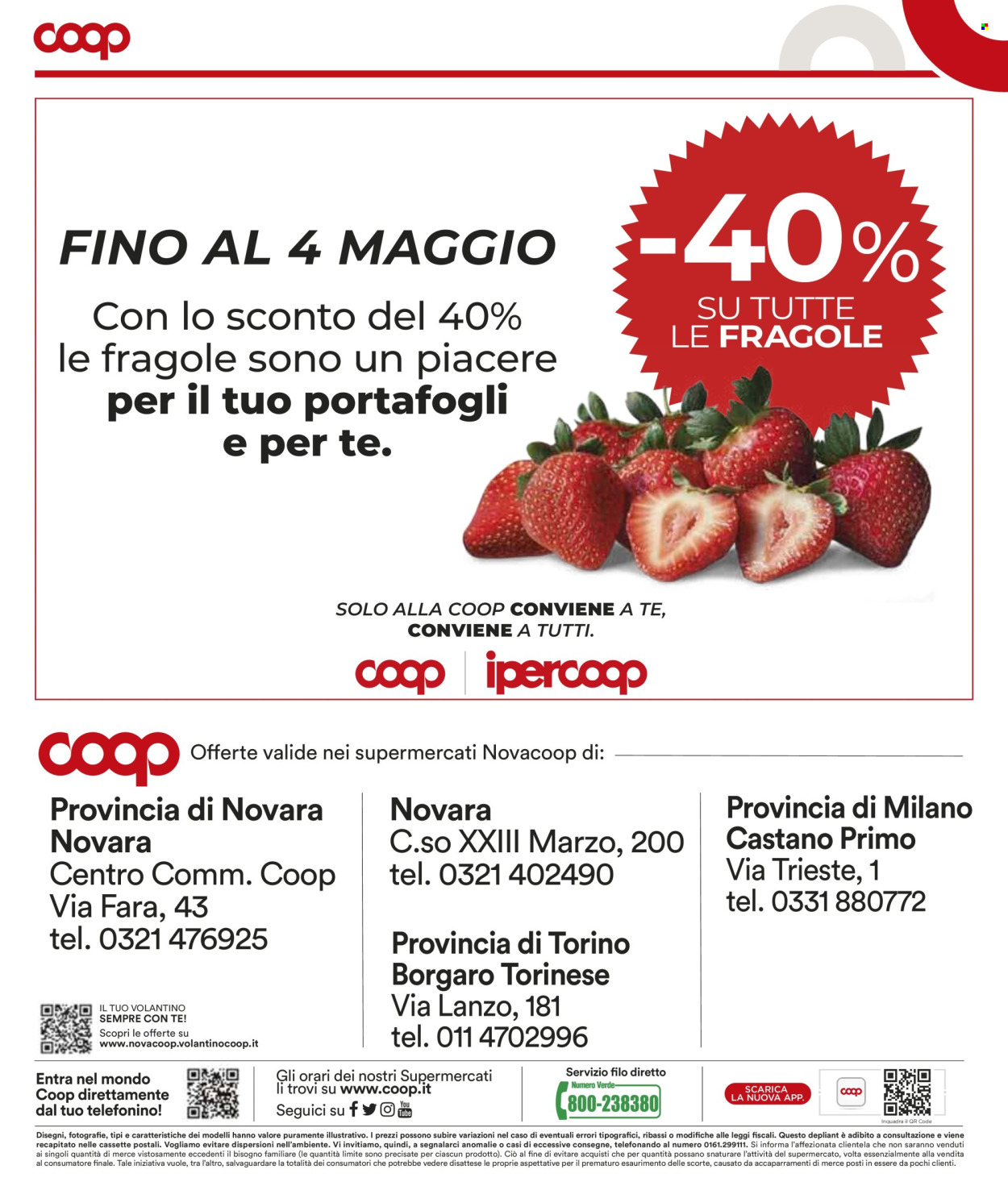 Volantino Coop - 2/5/2025 - 14/5/2025. Pagina 1