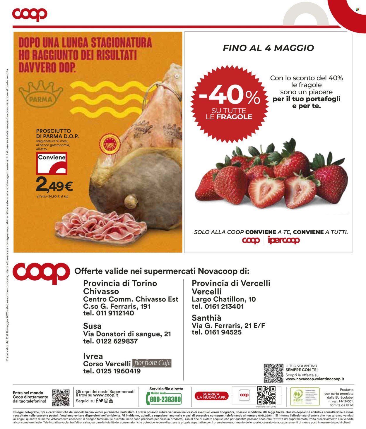 Volantino Coop - 2/5/2025 - 14/5/2025. Pagina 1