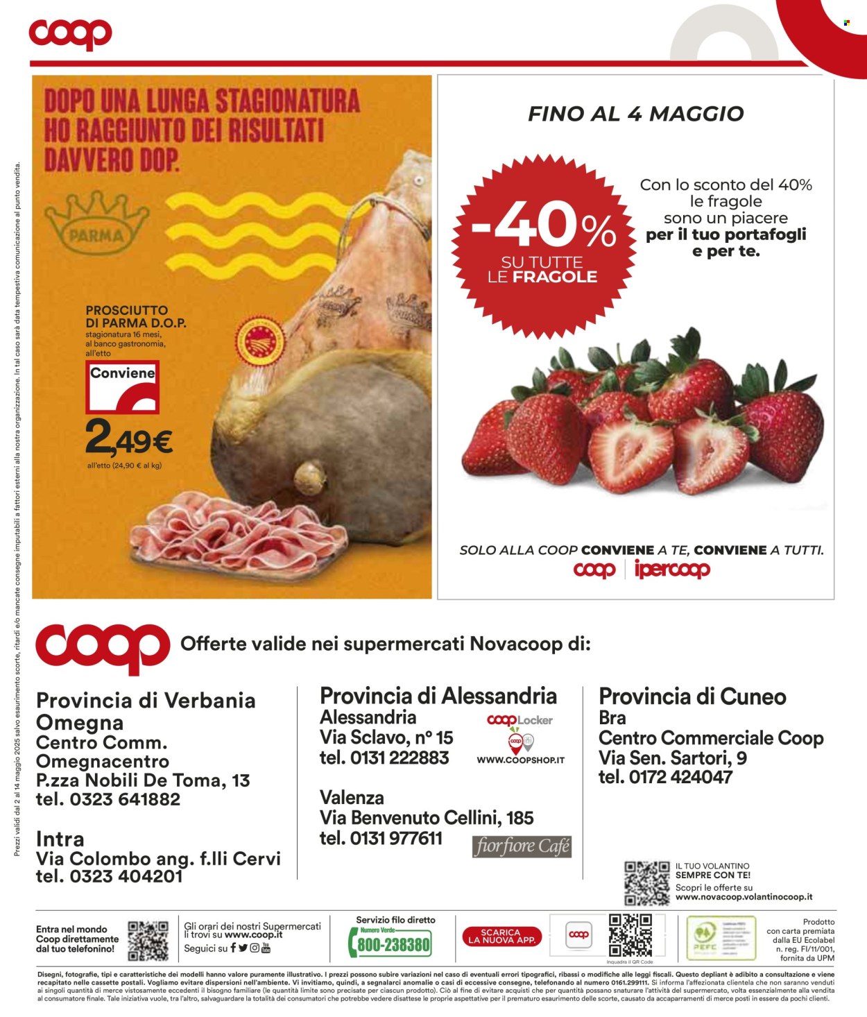 Volantino Coop - 2/5/2025 - 14/5/2025. Pagina 1