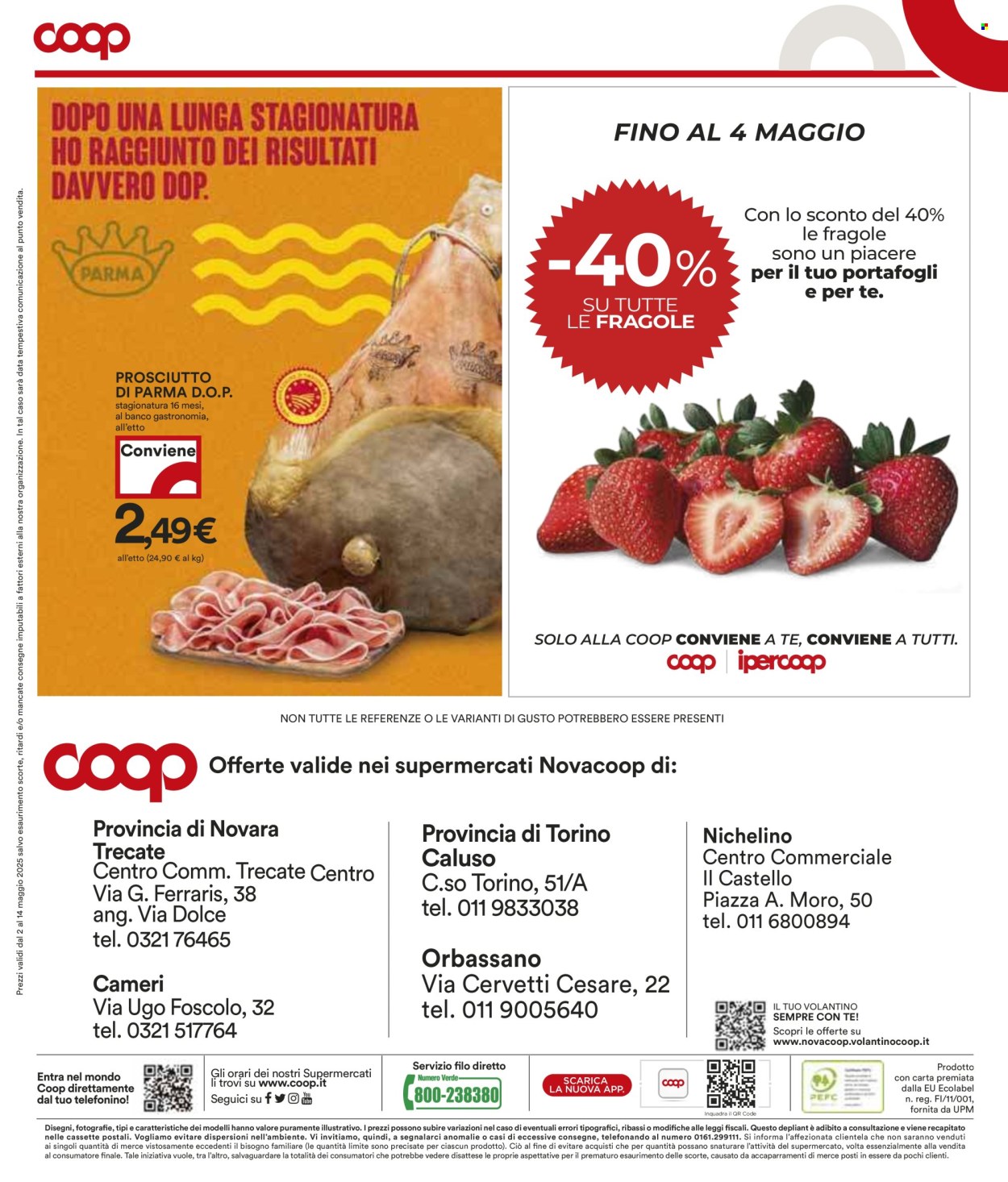 Volantino Coop - 2/5/2025 - 14/5/2025. Pagina 1