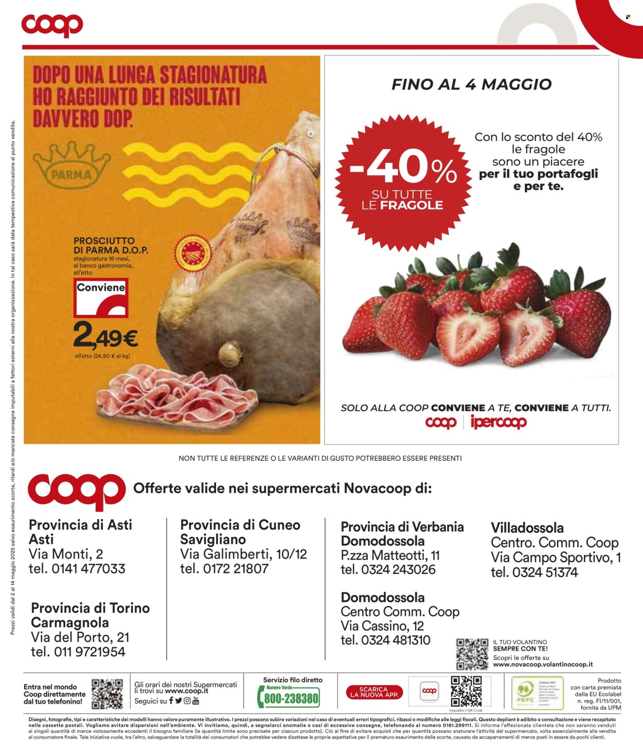 Volantino Coop - 2/5/2025 - 14/5/2025. Pagina 1