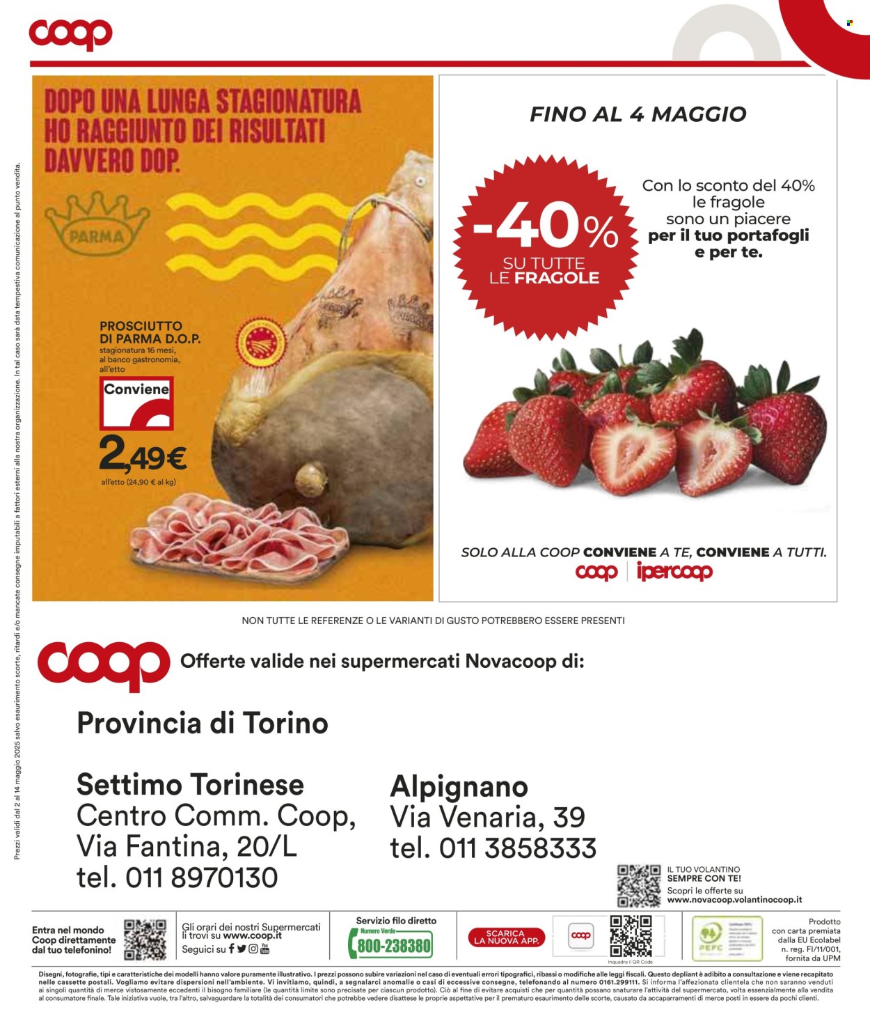 Volantino Coop - 2/5/2025 - 14/5/2025. Pagina 1