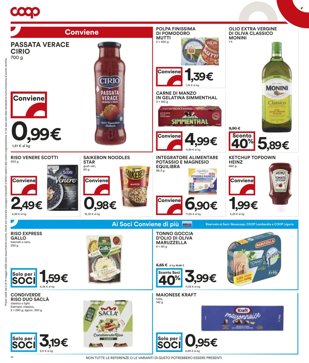 Volantino Coop - 2/5/2025 - 14/5/2025. Pagina 1