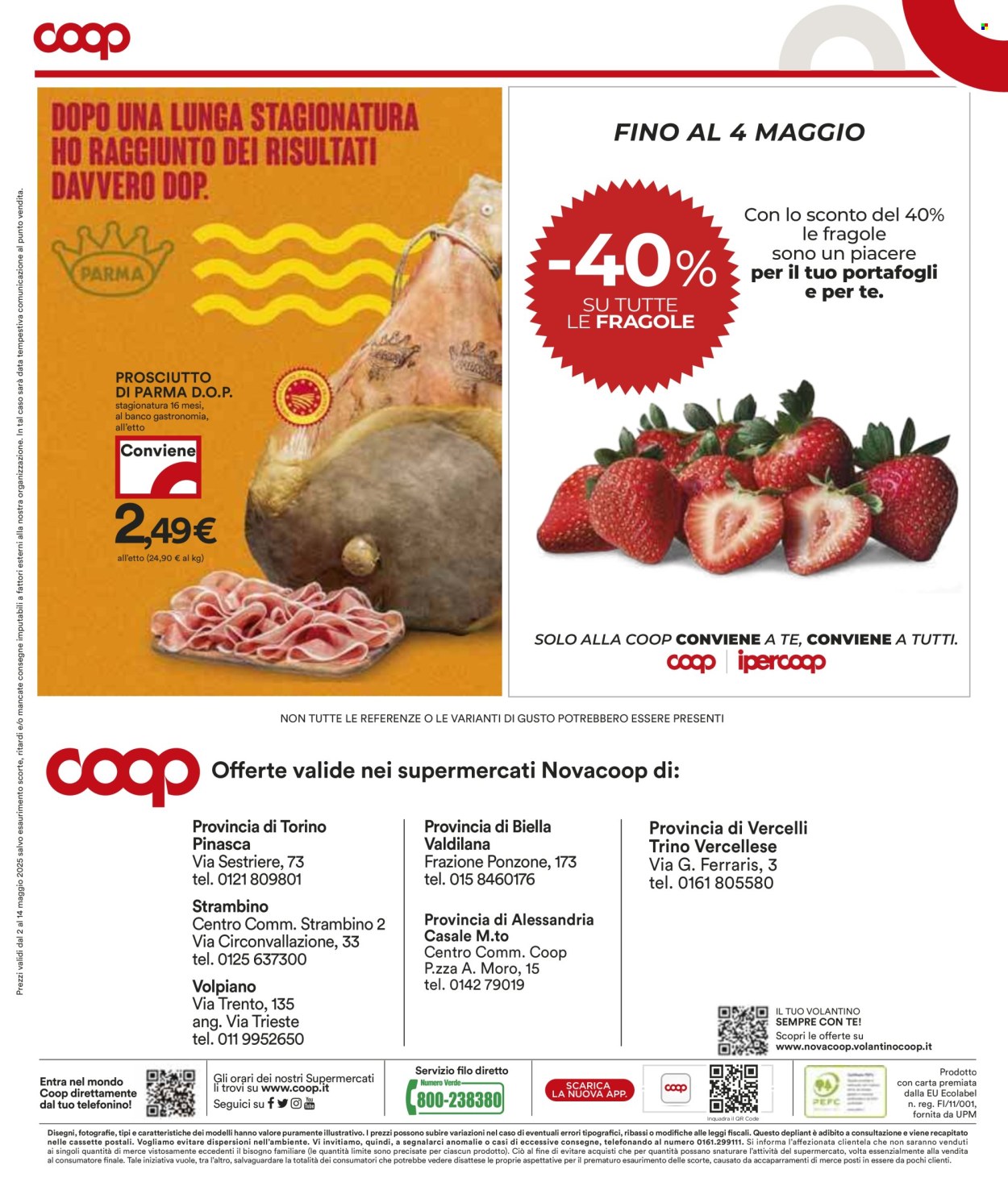 Volantino Coop - 2/5/2025 - 14/5/2025. Pagina 1