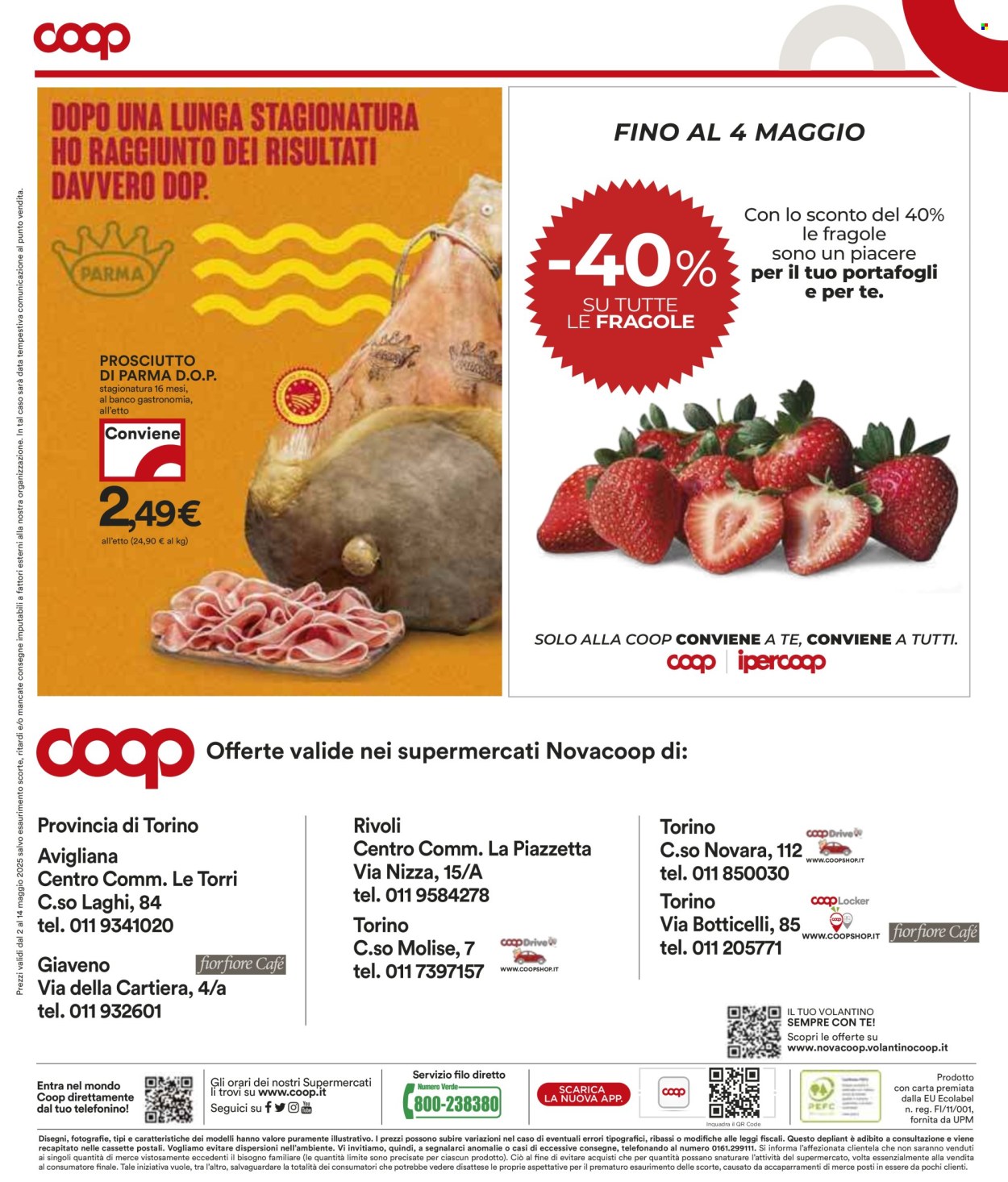 Volantino Coop - 2/5/2025 - 14/5/2025. Pagina 1