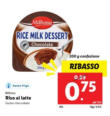 Milbona Riso al latte