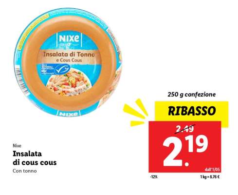 Nixe Insalata di cous cous