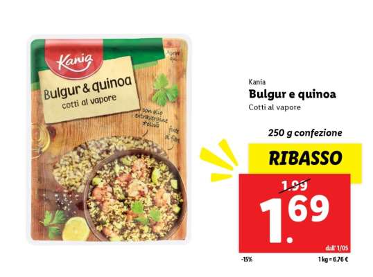 Kania Bulgur e quinoa