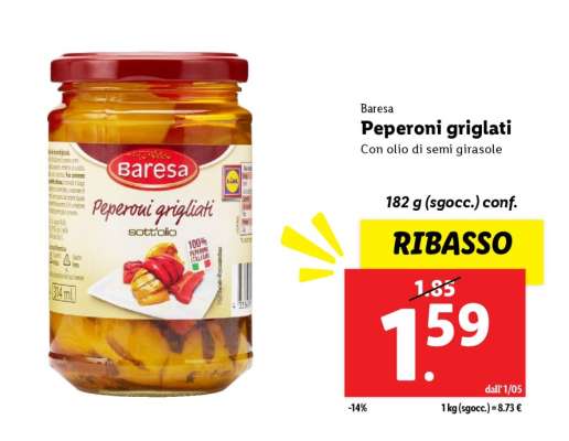 Baresa Peperoni grigliati