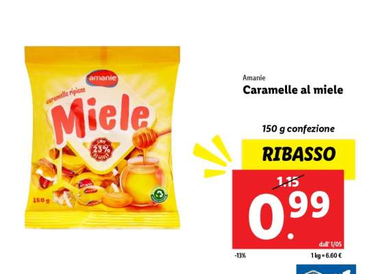 Amanie Caramelle al miele