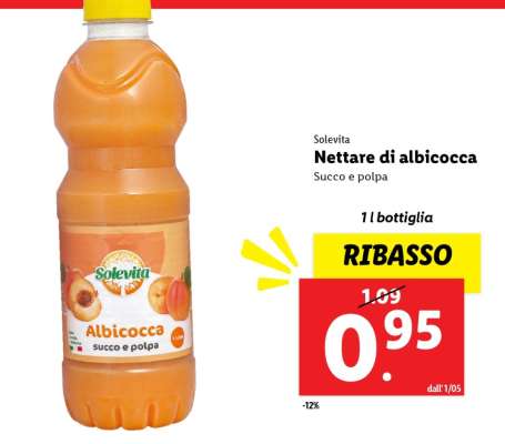 Solevita Nettare di albicocca