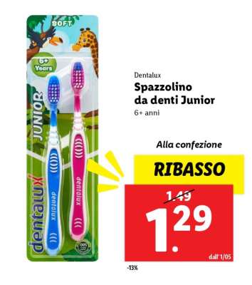 Dentalux Spazzolino da denti Junior