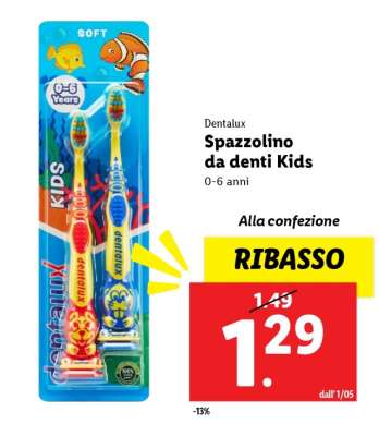 Dentalux Spazzolino da denti Kids