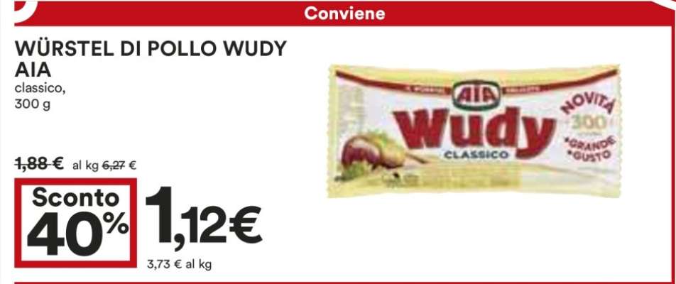 WÜRSTEL DI POLLO WUDY AIA