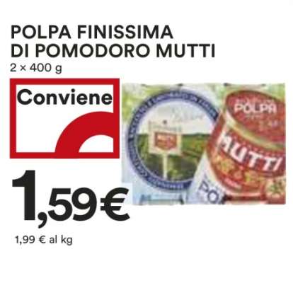 POLPA FINISSIMA DI POMODORO MUTTI