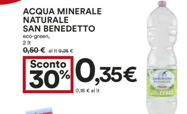 ACQUA MINERALE NATURALE SAN BENEDETTO