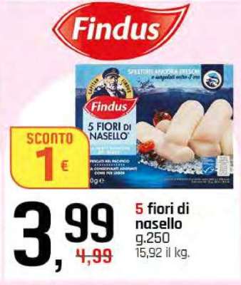 Findus 5 Fiori di Nasello