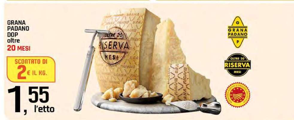 Grana Padano DOP oltre 20 mesi