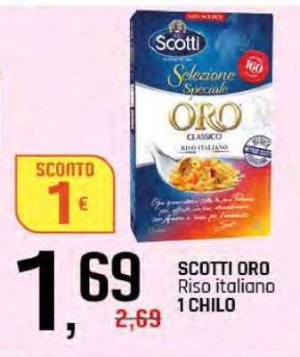 SCOTTI ORO Riso italiano 1 CHILO