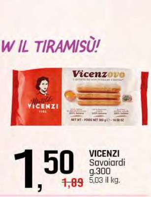 VICENZI Savoiardi