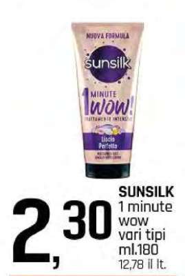 SUNSILK 1 minute wow