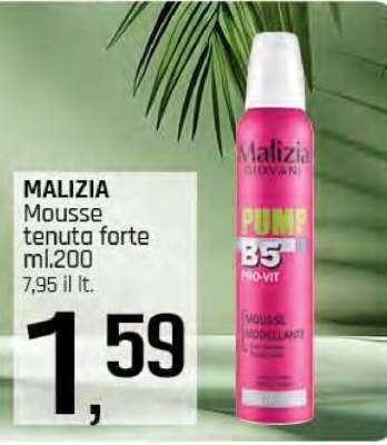MALIZIA Mousse tenuta forte ml.200