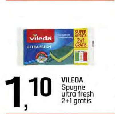 VILEDA Spugne ultra fresh 2+1 gratis