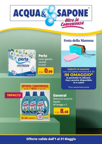 Volantino Acqua & Sapone - 1/5/2025 - 31/5/2025.