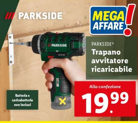 PARKSIDE Trapano avvitatore ricaricabile