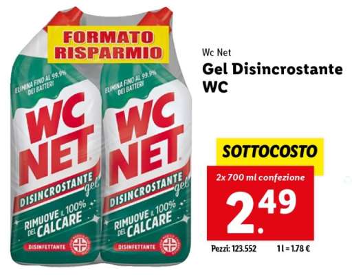 Wc Net Gel Disincrostante WC